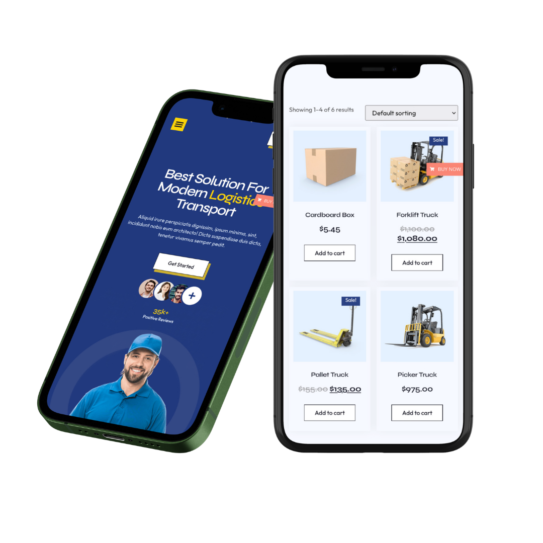 Logistics delivery mobile design