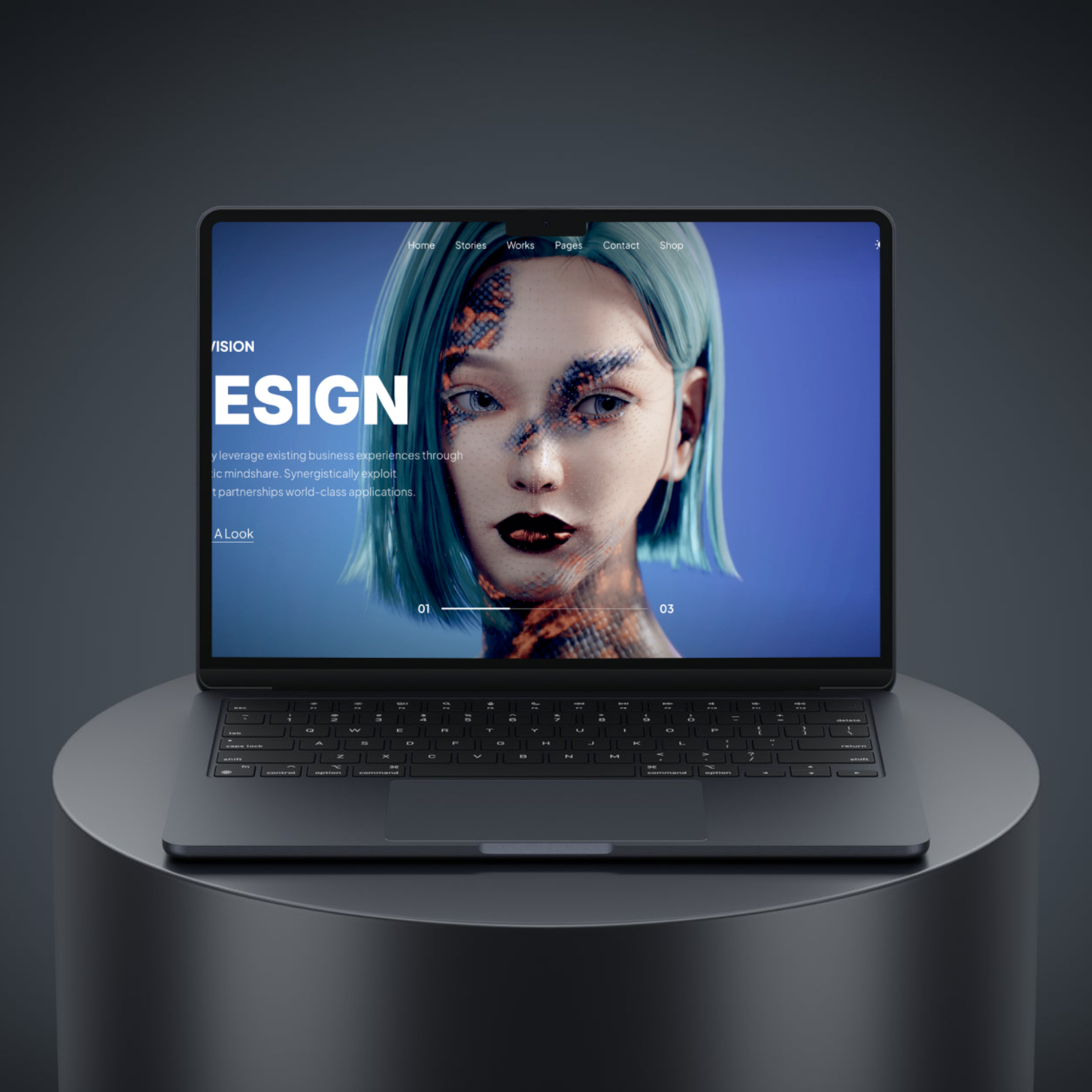 Logistics website design